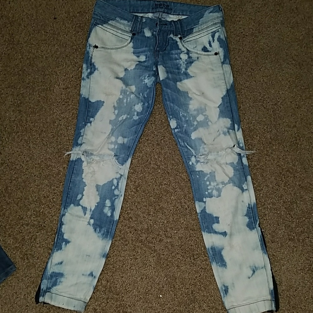 BEBE skinny jeans